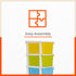 Stomo 5 Drawer Multi-Purpose Storage Organizer for Home and Office